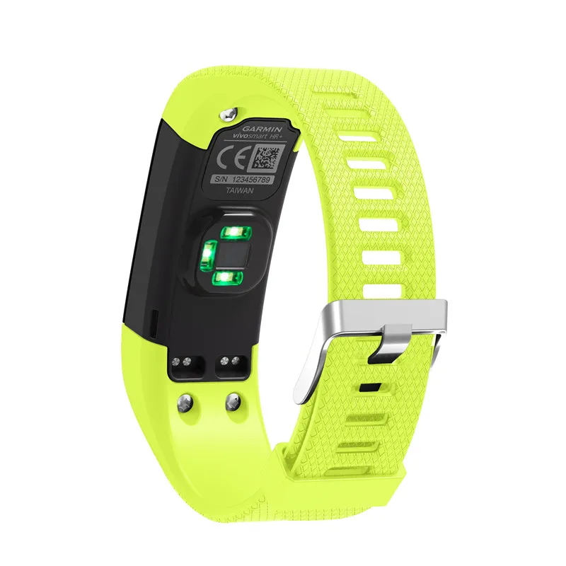Ремешок силиконовый для смарт-часов Garmin Vivosmart HR + | Наручные часы