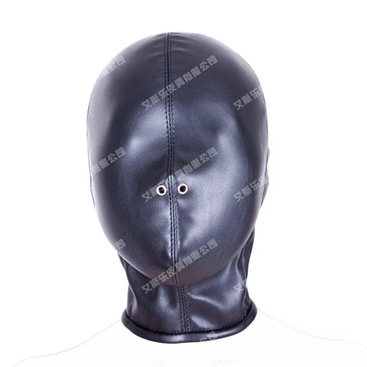Sex Products Soft PU Leather Mask Bdsm Bondage Hood Blindfold Toys For Couples Adult Games Fantasy Cosplay Slave Kit | Красота и