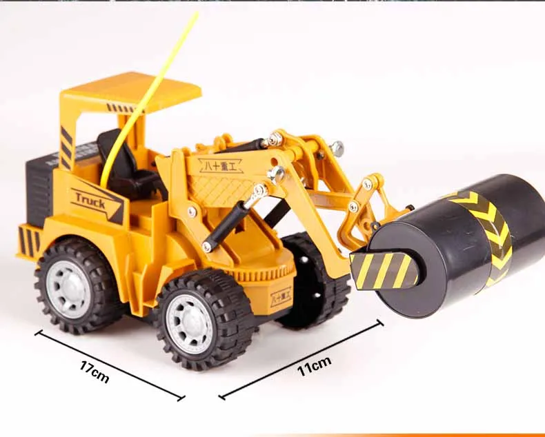 RC автомобиль 5CH 1/18 грузовики металлический бульдозер зарядка RTR пульт дистанционного управления грузовик строительная машина автомобили для детей игрушки подарки