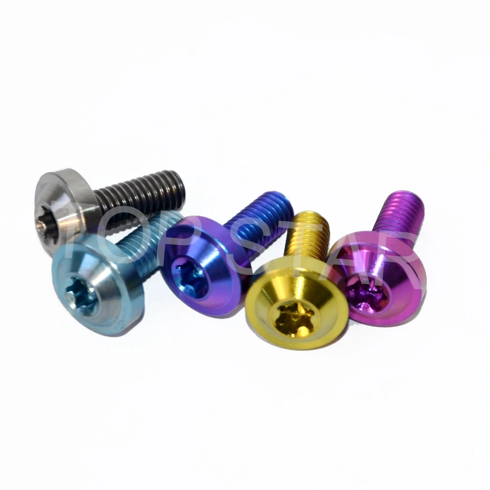 4 шт. титановые болты для мотоцикла 6 х15 мм|Дверные зажимы из нержавеющей стали| |