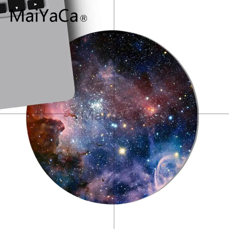 Прочный резиновый коврик для мыши MaiYaCa с изображением облаков на заказ диаметром