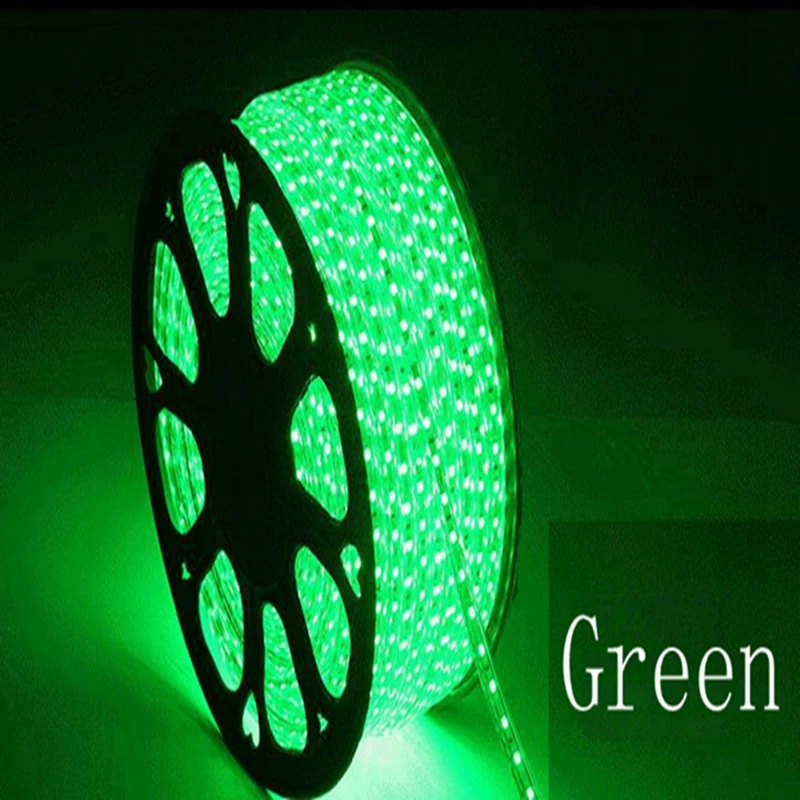 Светодиодная лента 220 В переменного тока SMD 5050 гибкая светодиодная веревка 60
