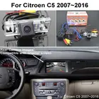 RCA и оригинальный адаптер, совместимый с экраном, для Citroen C5 2007  2016, Автомобильная камера заднего вида, резервная камера заднего вида, ПЗС, ночное видение