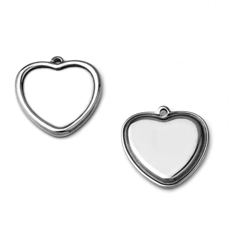 10pcs ( No Fade ) New Drop-shaped Semi-circular Oval Square Pendant Empty Spare Parts Wholesale, Blank Accessories