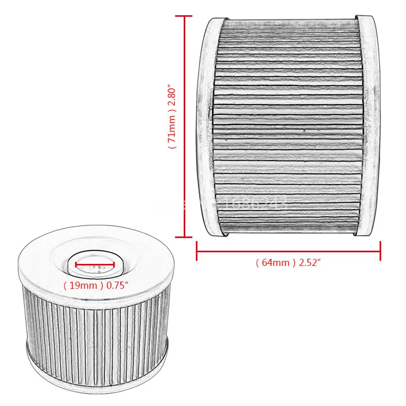 Золотой масляный фильтр для SUZUKI GS300L GS400 GS425 GS425E GS450S GS500 GSX550 GSX750 GS650 GS850 GS1000 GS1100 GSX1100