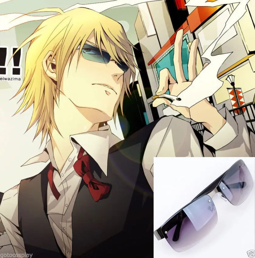 DuRaRaRa! Солнцезащитные очки Heiwajima Shizuo для косплея бесплатная доставка|shizuo heiwajima