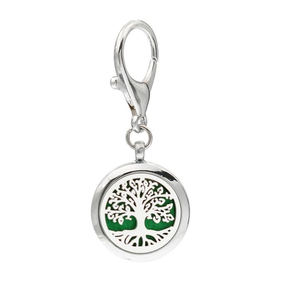 Ароматический масляный диффузор с застежкой карабином 5 шт.|tree of life keychain|keychain treetree