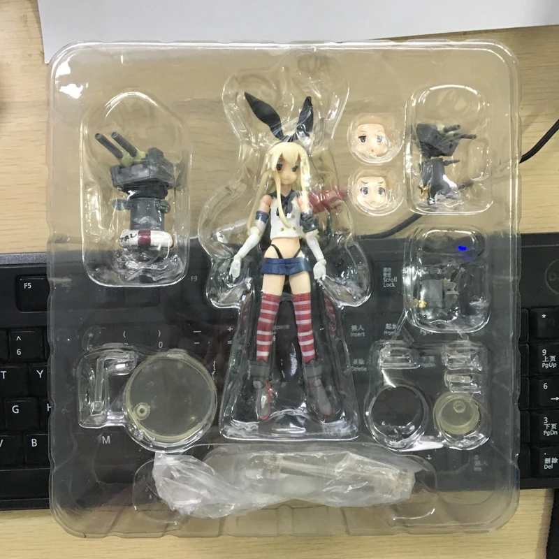 Kantai Collection Shimakaze Action Figures Figma 214 Model Doll Toy 15cm | Игрушки и хобби