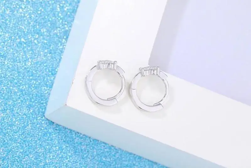 Женские милые Кристальные серьги-кольца с бабочкой для женщин ювелирные изделия