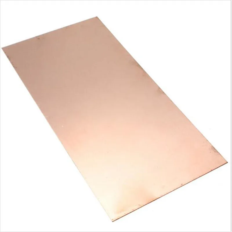 

130*260*2 mm 1 pcs 99.9% Pure Copper Cu Metal Sheet Plate Foil Panel