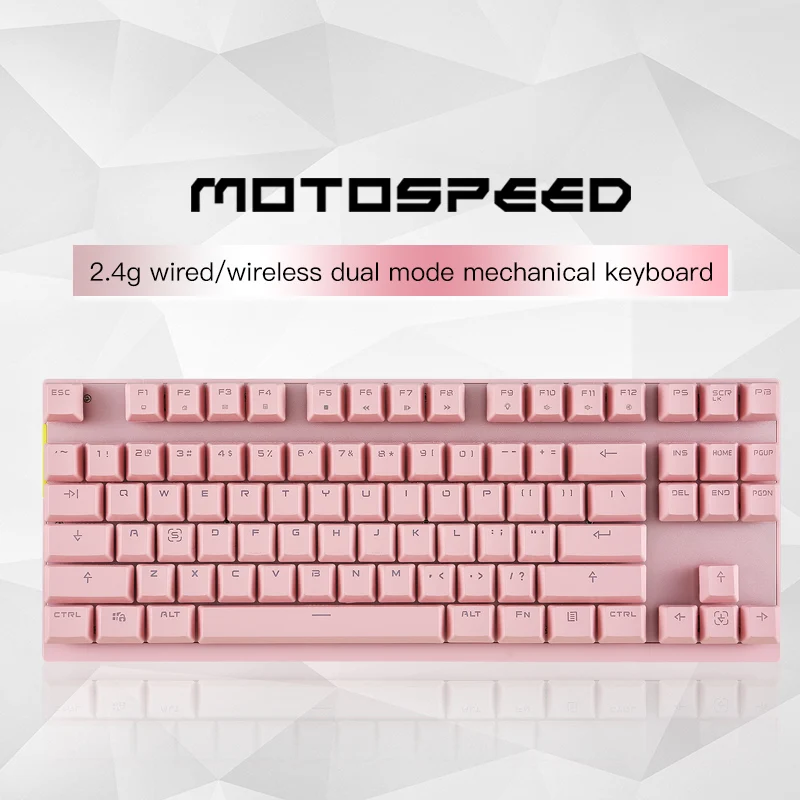 Беспроводная игровая механическая клавиатура Motospeed GK82 2 4 ГГц двойной режим 87