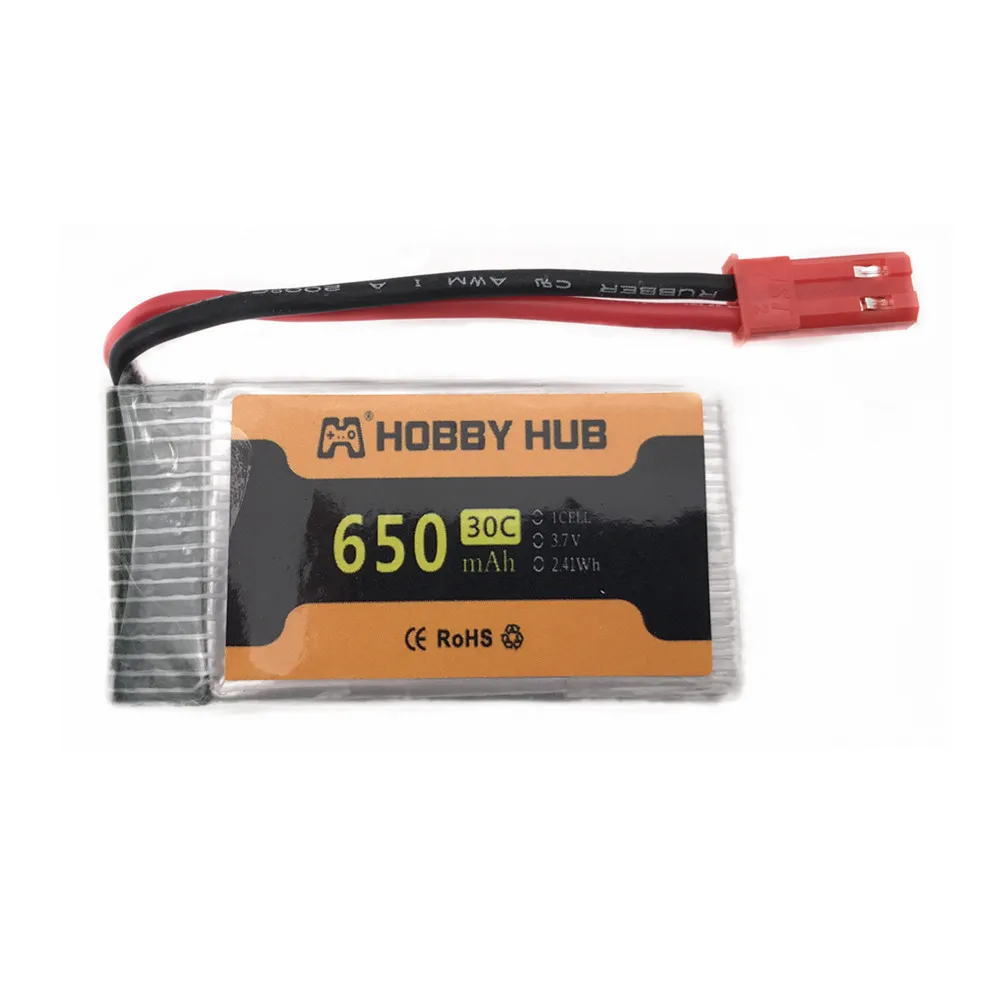 852540 батарея Jst Plug для HJ818 HJ819 RC дрона запчасти 3 7 в 650 мАч 30c Lipo аккумулятор