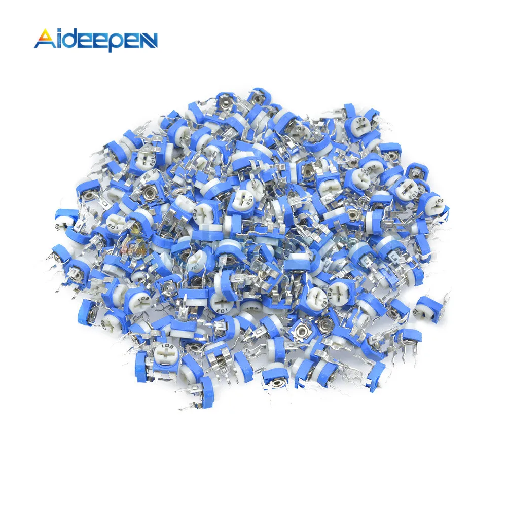 10pcs Adjustable RM065 RM-065 100 200 500 ohm 1K 2K 5K 10K 50K 100K 200K 500K 1M Trimpot Trimmer Potentiometer Variable Resistor |