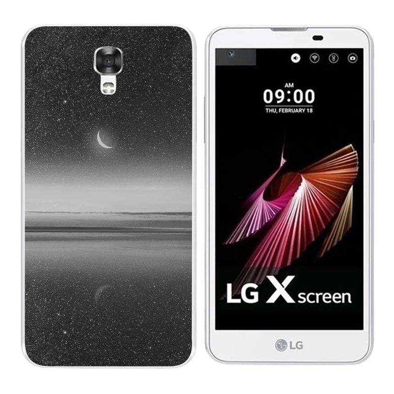 Модный мягкий ТПУ для LG X Screen/X View K500N K500DS Мягкий силиконовый чехол с принтом Const Screen