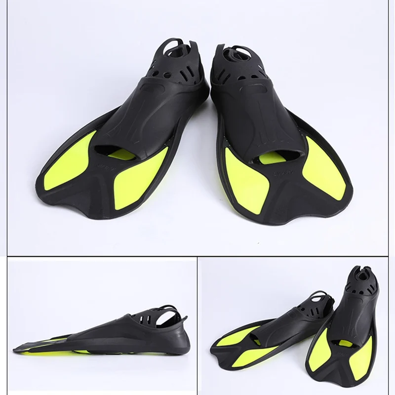 

New Men's And Women's Diving Swimming Short Fins Slippery Comfortable And Durable Snorkeling Fins Surf Fins