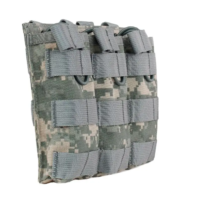 Тактический MOLLE тройной с открытым верхом подсумок быстро AK AR M4 FAMAS чехол страйкбол военный Пейнтбол оборудование на открытом воздухе