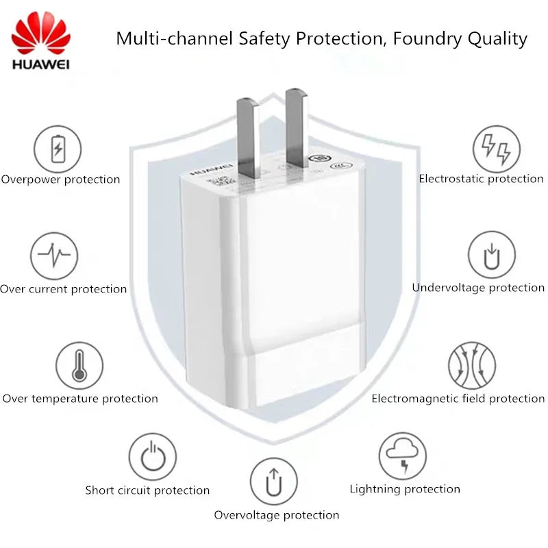 Оригинальная зарядка bindinHuawei Быстрая для мобильных телефонов штепсельная вилка