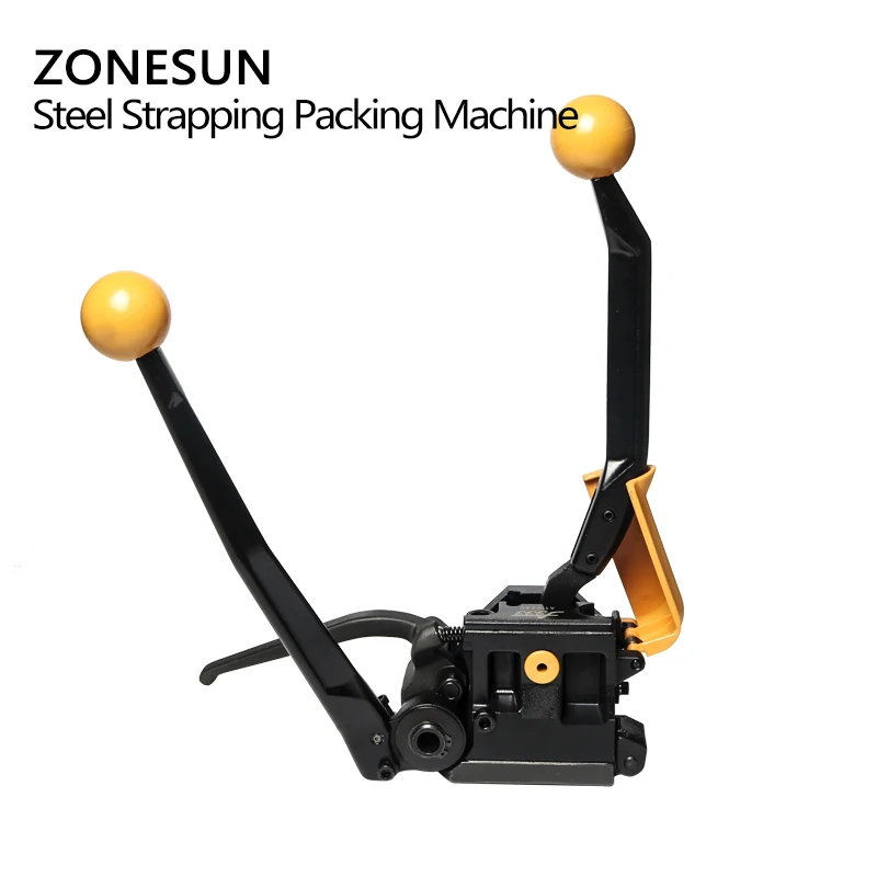 ZONESUN A333 Ручной Стальной обвязочный инструмент стальной ленточный для упаковки