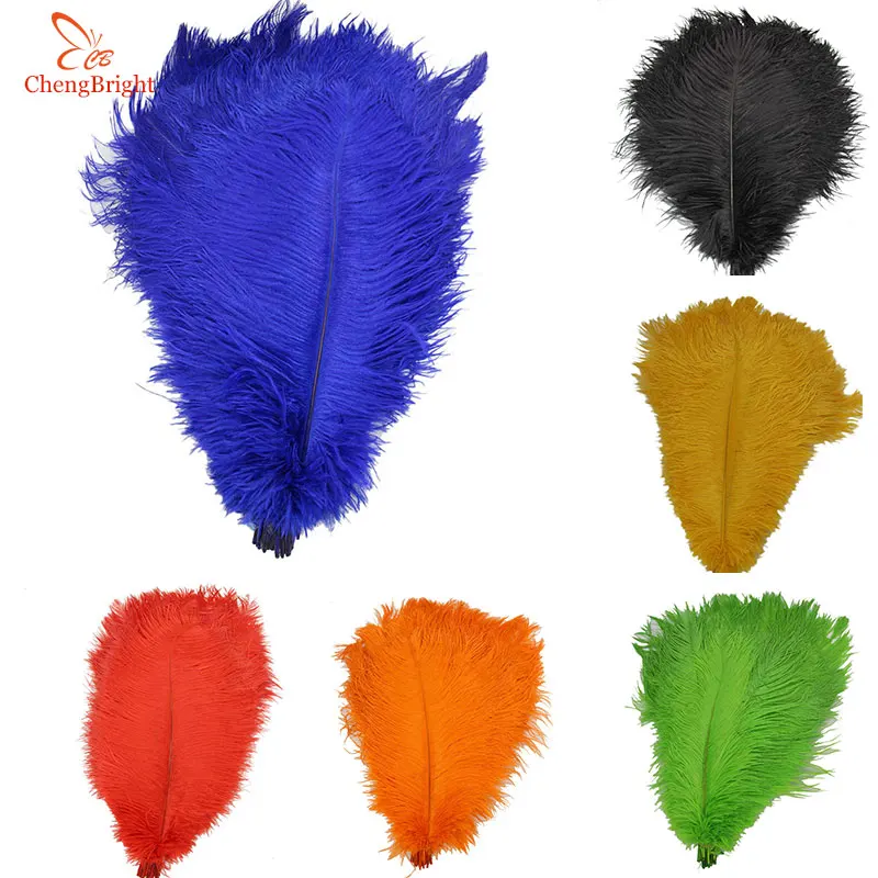

ChengBright 10 Pcs 30-35CM/12-14inch Ostrich Feathers for DIY Jewelry Craft Making Wedding Party Accessories Wedding Decoration