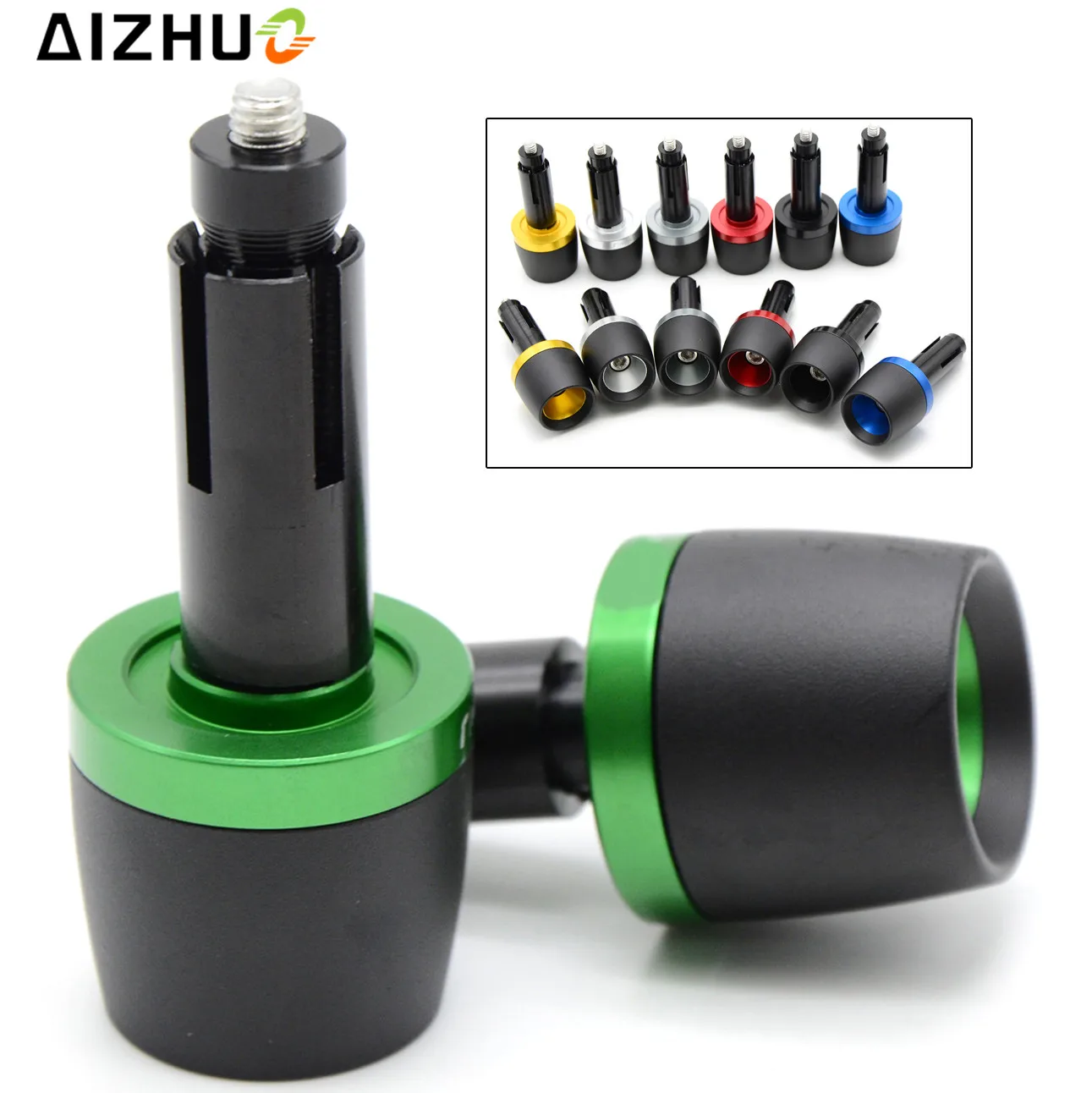 Наконечник Руля Мотоцикла 7/8 дюйма 22 мм CNC алюминиевые наконечники Для Kawasaki Z250 Z750