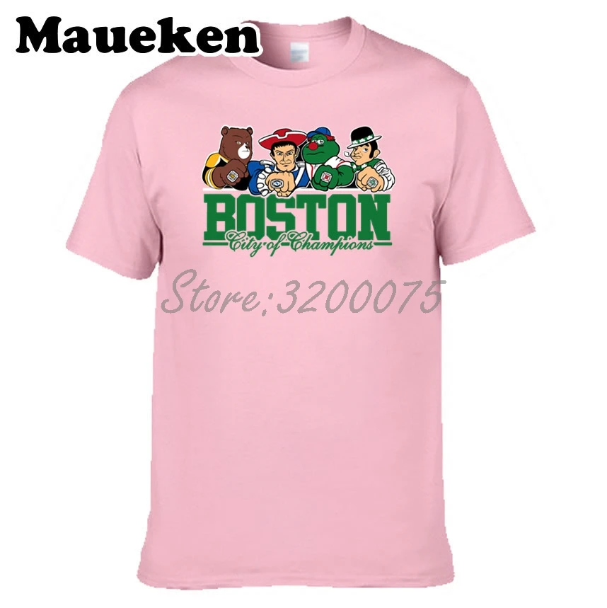 18 Для мужчин Boston City For New England Celtics Bruins Красная футболка Sox одежда футболка мужская комикс мультфильм W0301001 - Цвет: 18