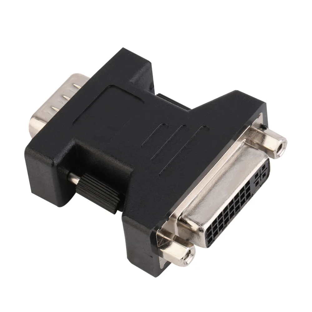 DVI(24 + 5) двойной звено цепи Женский VGA 15 монитор для мужчин адаптер конвертер