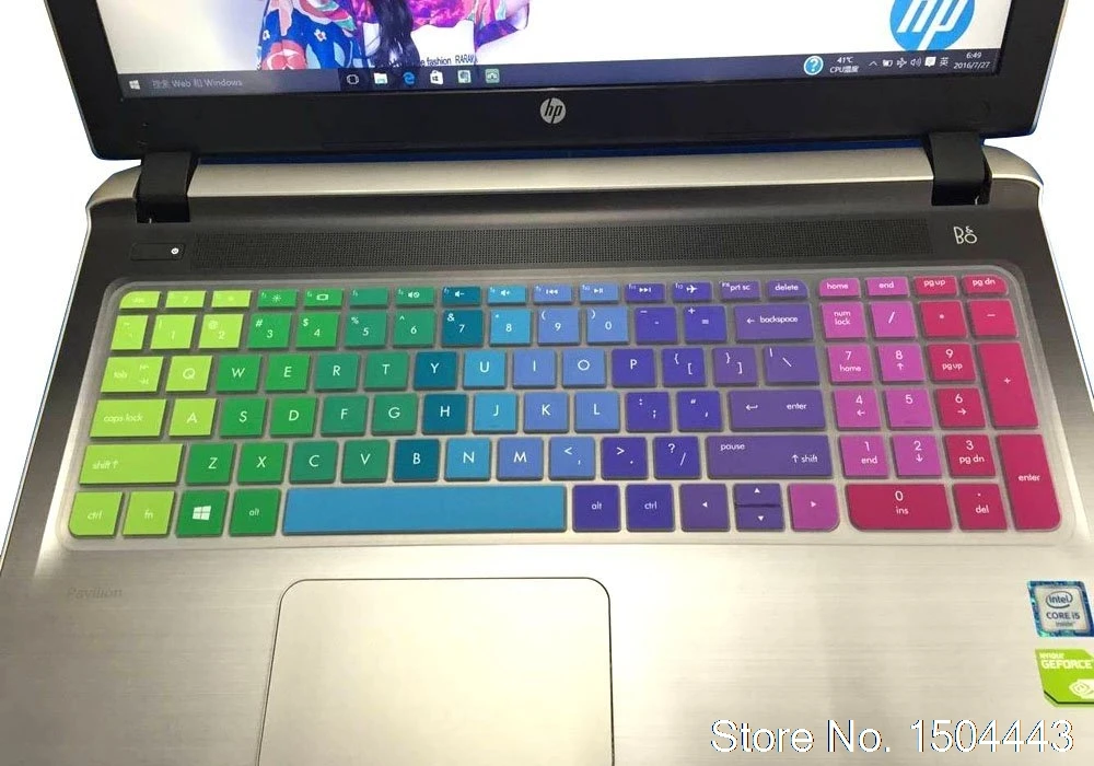 Мягкий силиконовый гелевый защитный чехол для клавиатуры 17 дюймов HP OMEN ENVY m7 n u
