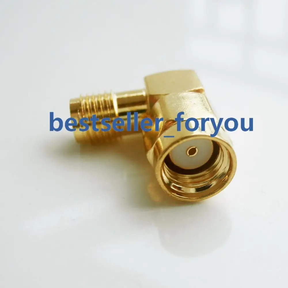 1x RF-SMA адаптер SMA female к RPSMA male Прямоугольный разъем RA RF Coax Connector | Обустройство дома