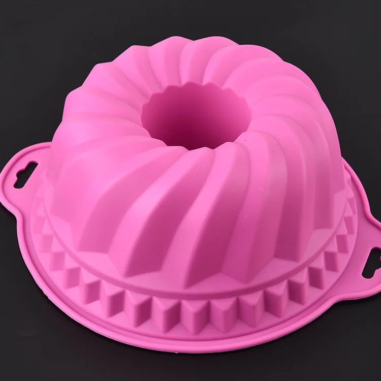 1 шт. силиконовые спиральный узор кекса шифон саварин плесень мусс домовой десерт