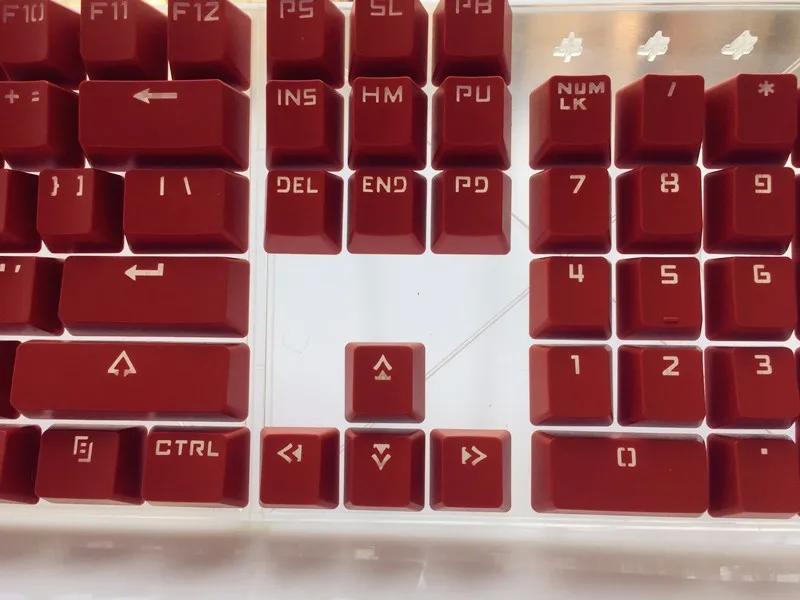 Cherry MX переключатели, клавишные колпачки с подсветкой, ABS 104, клавиша Double shot, Просвечивающая подсветка, клавишные колпачки с подсветкой для механической клавиатуры