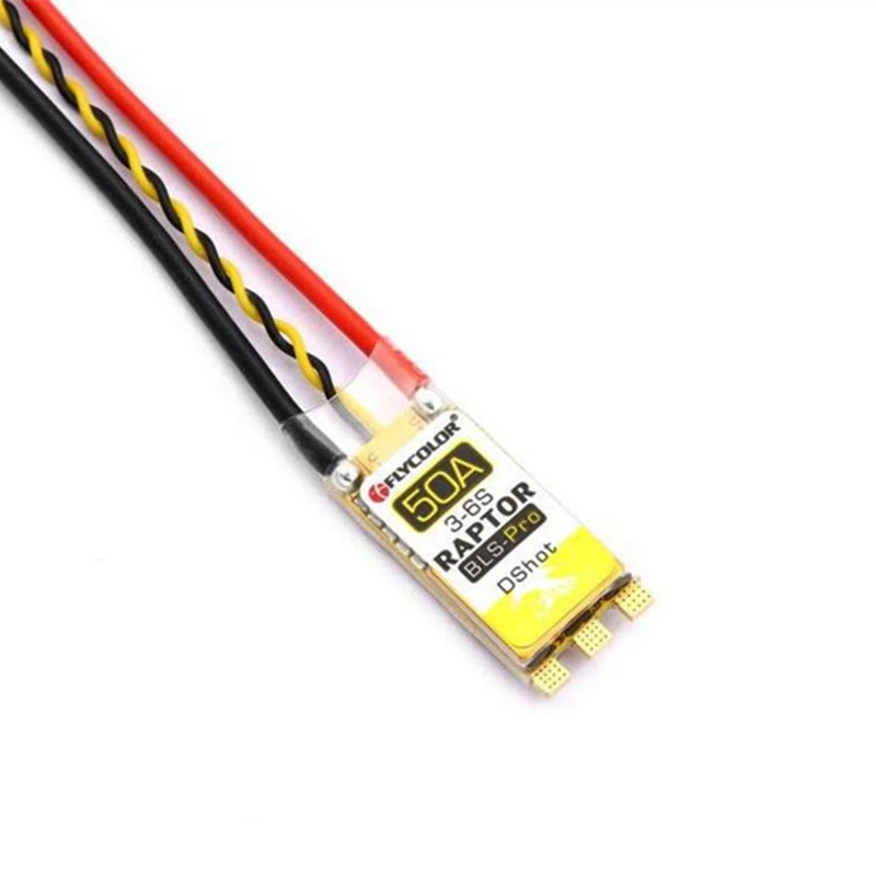 Flycolor Raptor BL_S Pro Dshot600 50A BLheli_S BB2 3-6S бесщеточный ESC для радиоуправляемых многороторных