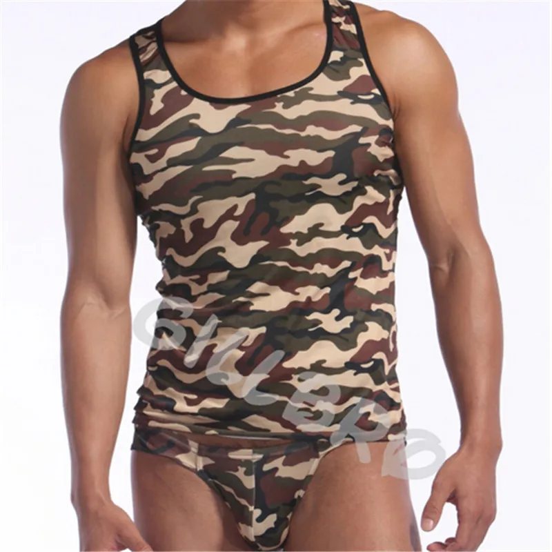Мужская камуфляжная футболка футболка|mens camouflage tank top|men undershirtcamouflage |