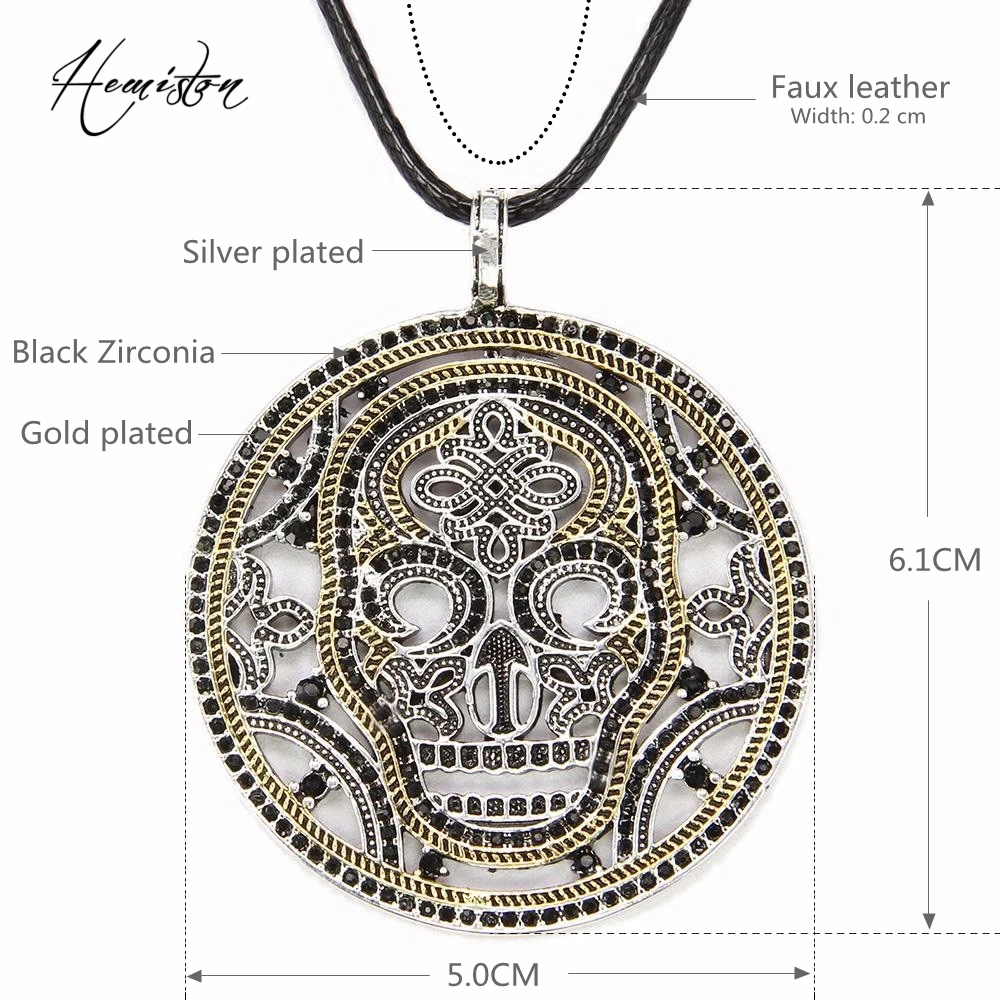 ТОМАС Желтый черепа диск кулон ожерелье Европейский TS-Стиль хорошее ювелирное