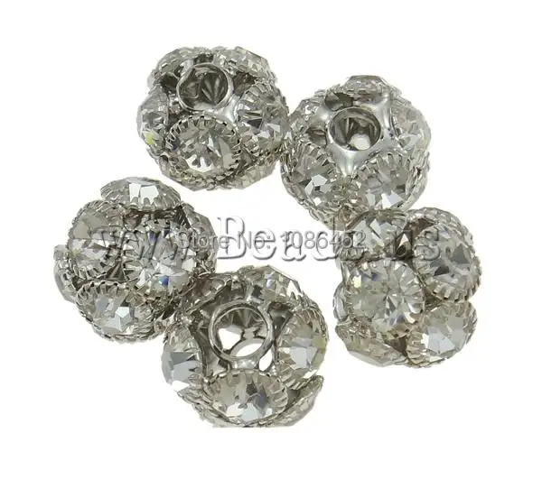 Free shipping!!!Brass Jewelry Beads fantasy women jewelry Drum platinum color plated with A grade rhinestone nickel | Украшения и