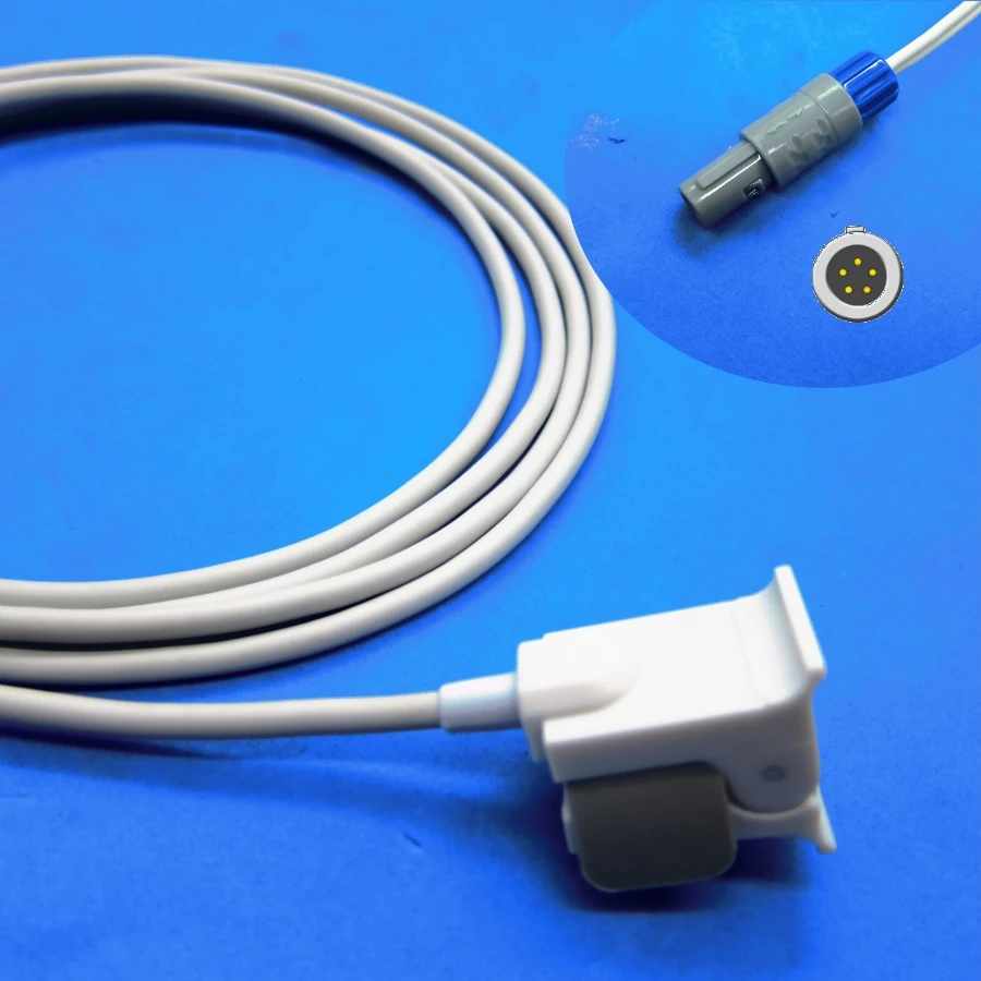 

Long cable child and pedicatric clip spo2 sensor for edanins EM9000P patient monitor