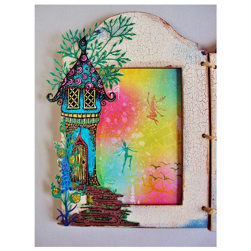 Сказочный Дом прозрачный штамп для скрапбукинга силиконовый каучук DIY