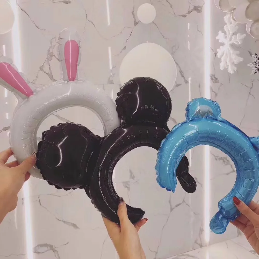 1 шт. обруч для волос из мультфильма алюминиевая пленка воздушный шар украшения