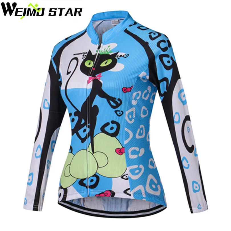 WEIMOSTAR Велоспорт Джерси Ropa Ciclismo женская спортивная одежда с длинным рукавом на