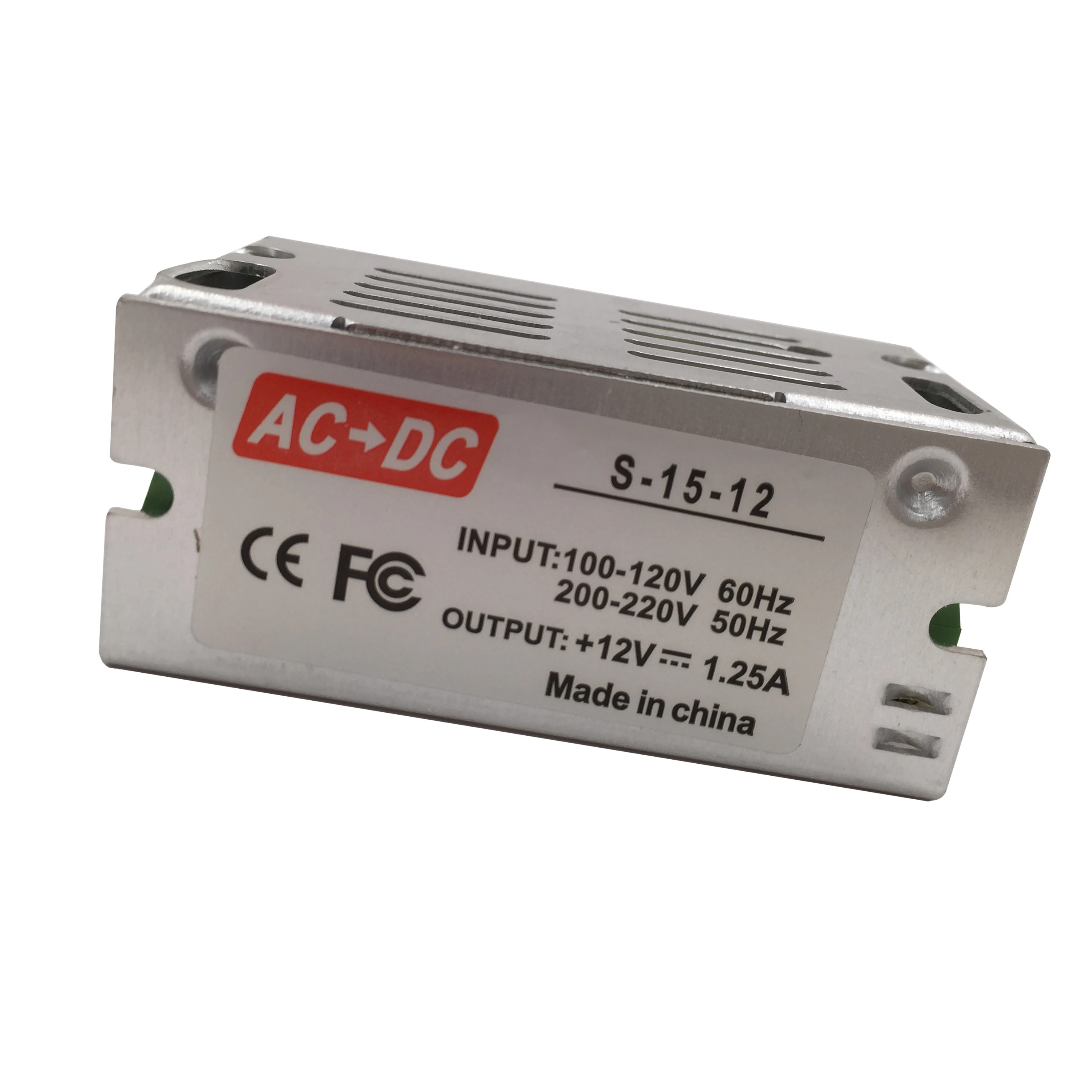 Трансформатор освещения DC 12V AC 1A 1.25A импульсный источник питания 220V вход 15W