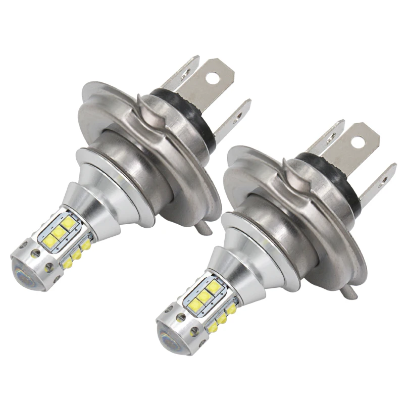 2 шт. Автомобильные светодиодные противотуманные фары H4 HB2 9003 Hi/Lo 16SMD с чипами