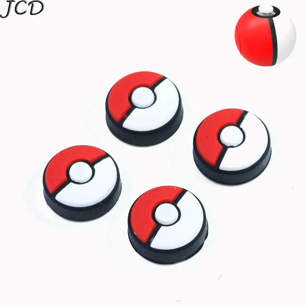 

JCD 1pcs Thumb Grips Cap Joystick Cover Case For Nintend Switch NS for Poke ball Plus for Pokeball Game Controller