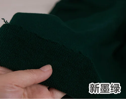 Dark green Плотная трикотажная махровая толстовка с капюшоном из хлопка, спортивная одежда - Цвет: Dark green