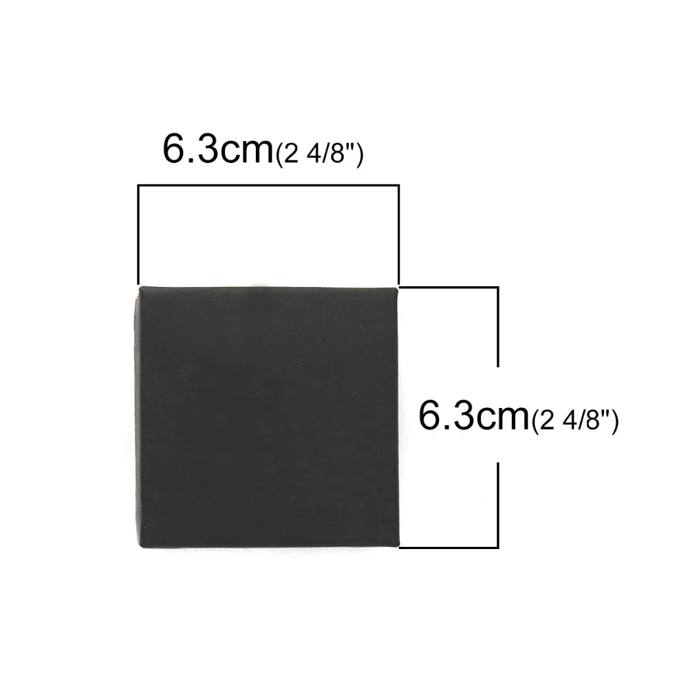 8 сезонов хаки/черный крафт бумага и губка ювелирные изделия подарочные коробки