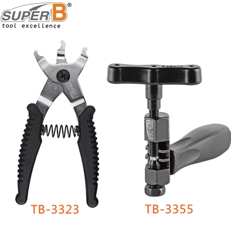 

SUPERB Bicycle Repair Tool Chain Rivet Extractor TB 3355 And 2 in 1 Master Link Pliers The Trident MTB Road Folding Bike Tools