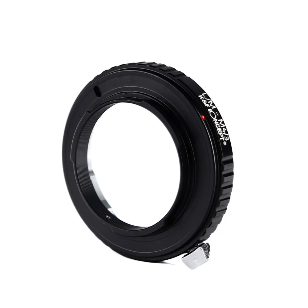 K& F концепция объектива камеры Адаптер кольцо подходит для Leica M Крепление объектива микро 4/3 крепление для корпуса камеры для Olympus Panasonic DSLR камеры