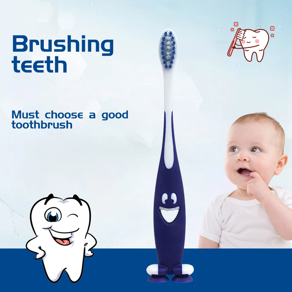 3pcs Toothbrushes Care Teeth Kids Training Dental Tooth Brush Baby Children Oral Toothbrush Newborn Rubber Cleaning | Мать и ребенок