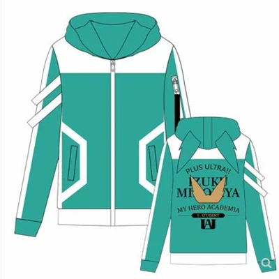 Coat Boku no Hero Academy My Hero Academy костюмы для косплея Midoriya izku Bakugou Katsuki Todoroki толстовки брюки куртки пальто костюм - Цвет: Coat