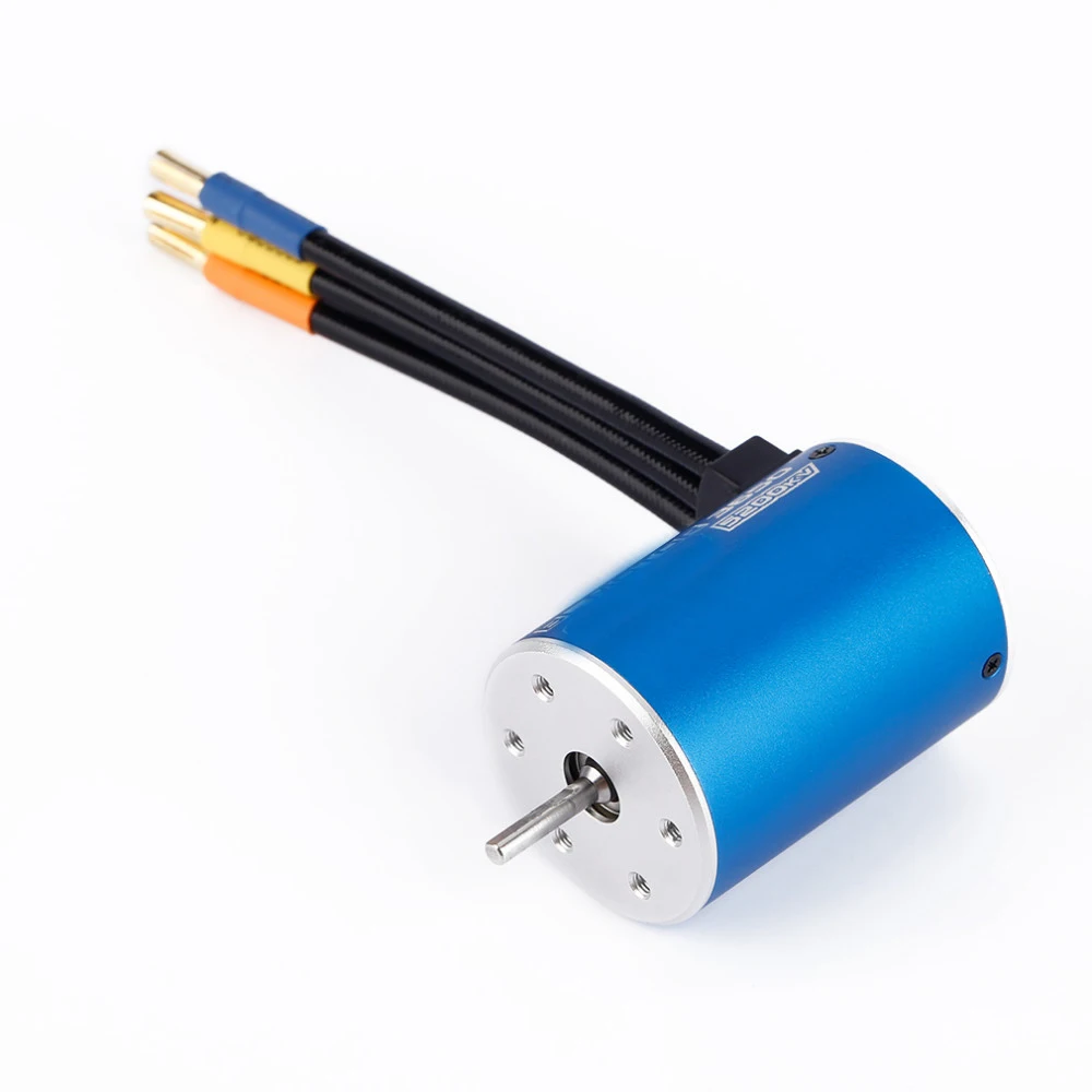 Бесщеточный двигатель для 1/10 гоночного автомобиля 3650 5200KV 4 полюсный