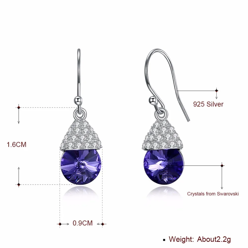 LEKANI кристаллы от Swarovski тренд капли воды серьги женские свадебные подарки