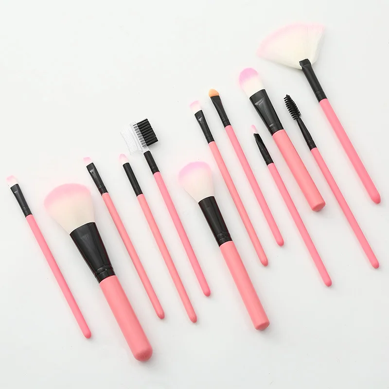 Набор 12 кистей для макияжа трубка начинающих инструмент | Красота и здоровье